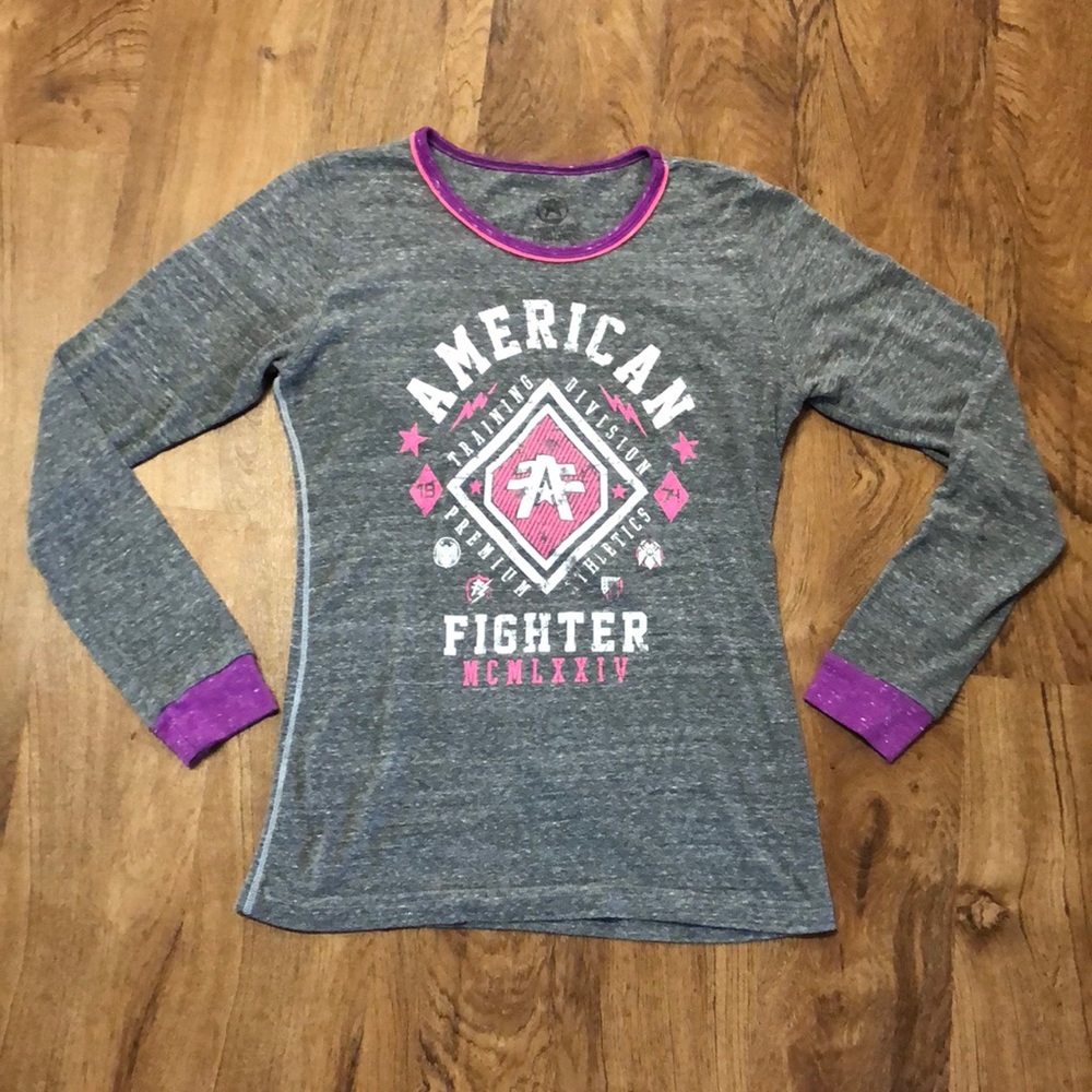 American Fighter Long Sleeve Shirt. Large.